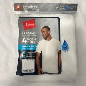Brand new Hanes white t shirts!